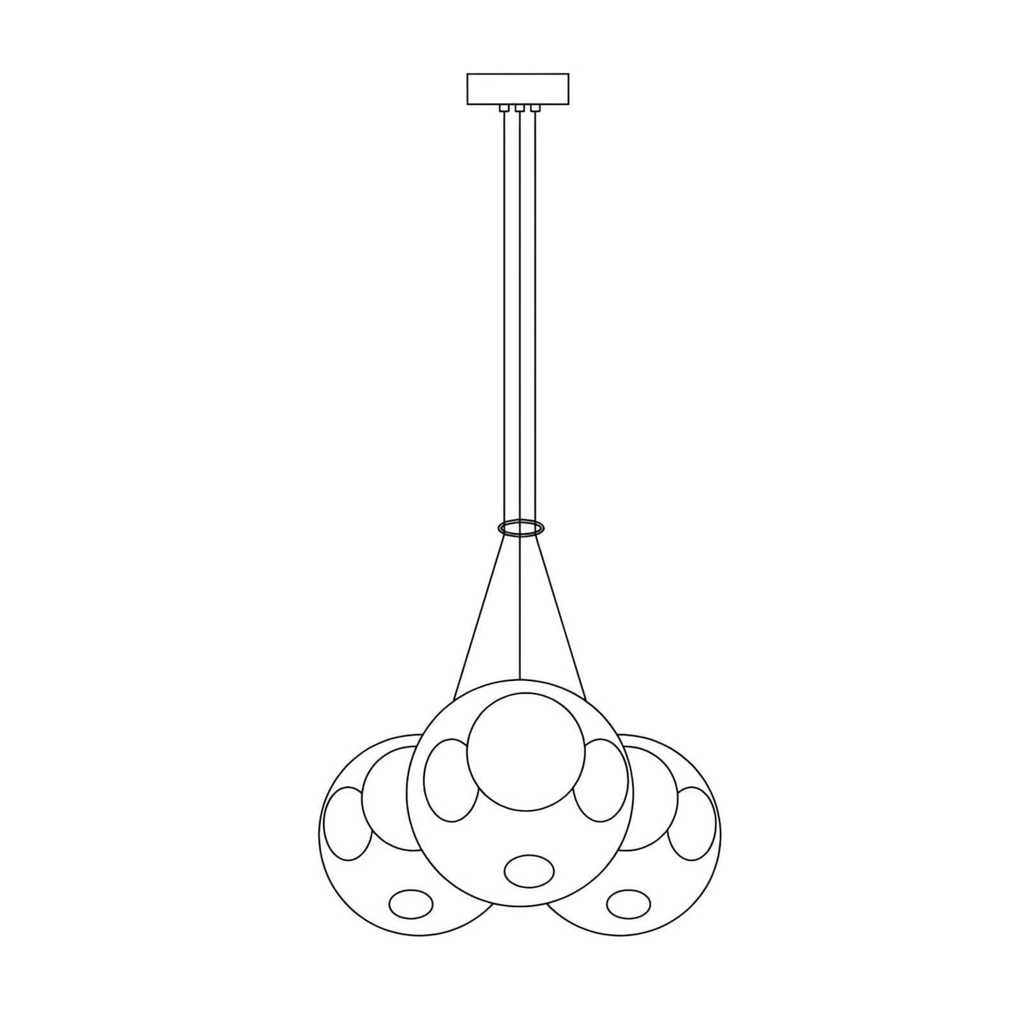 T28 Cluster Chandelier