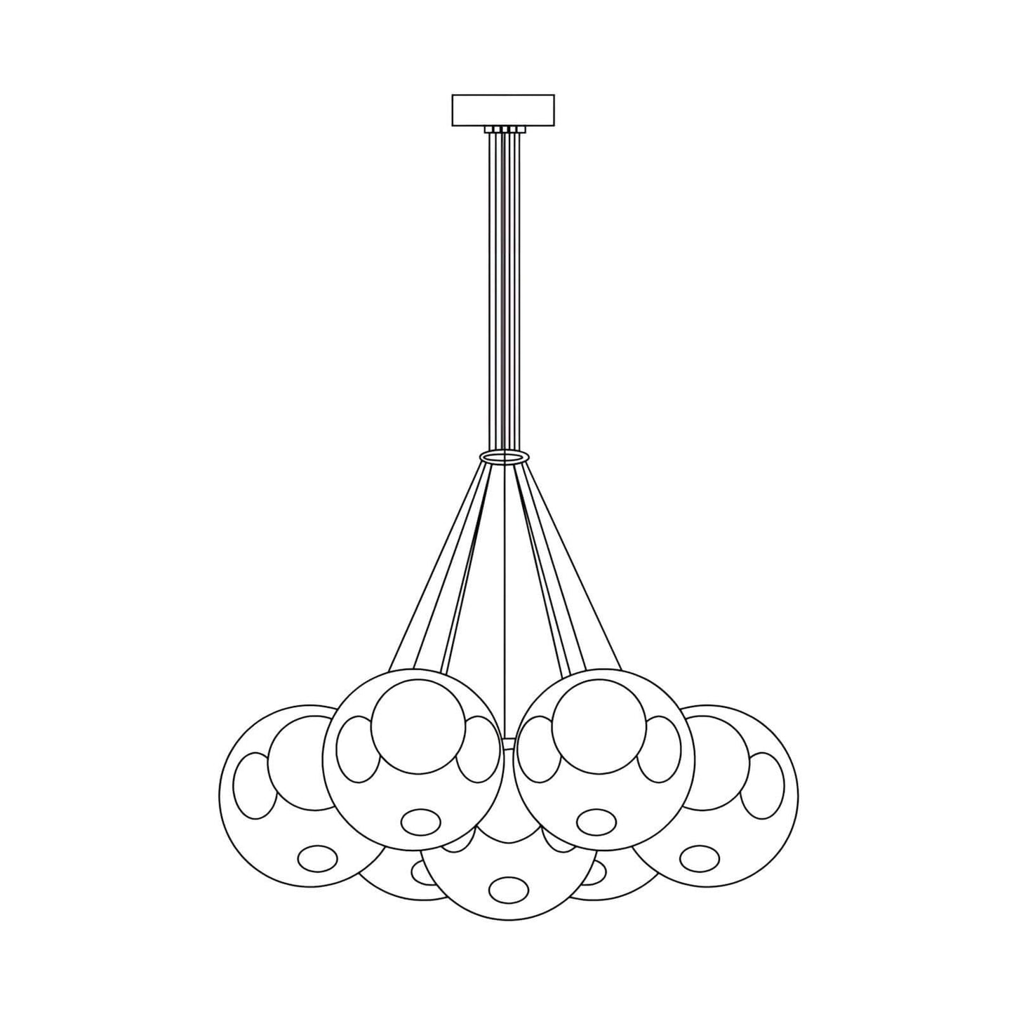 T28 Cluster Chandelier