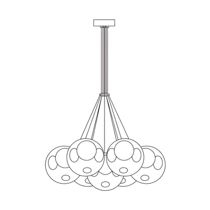 T28 Cluster Chandelier