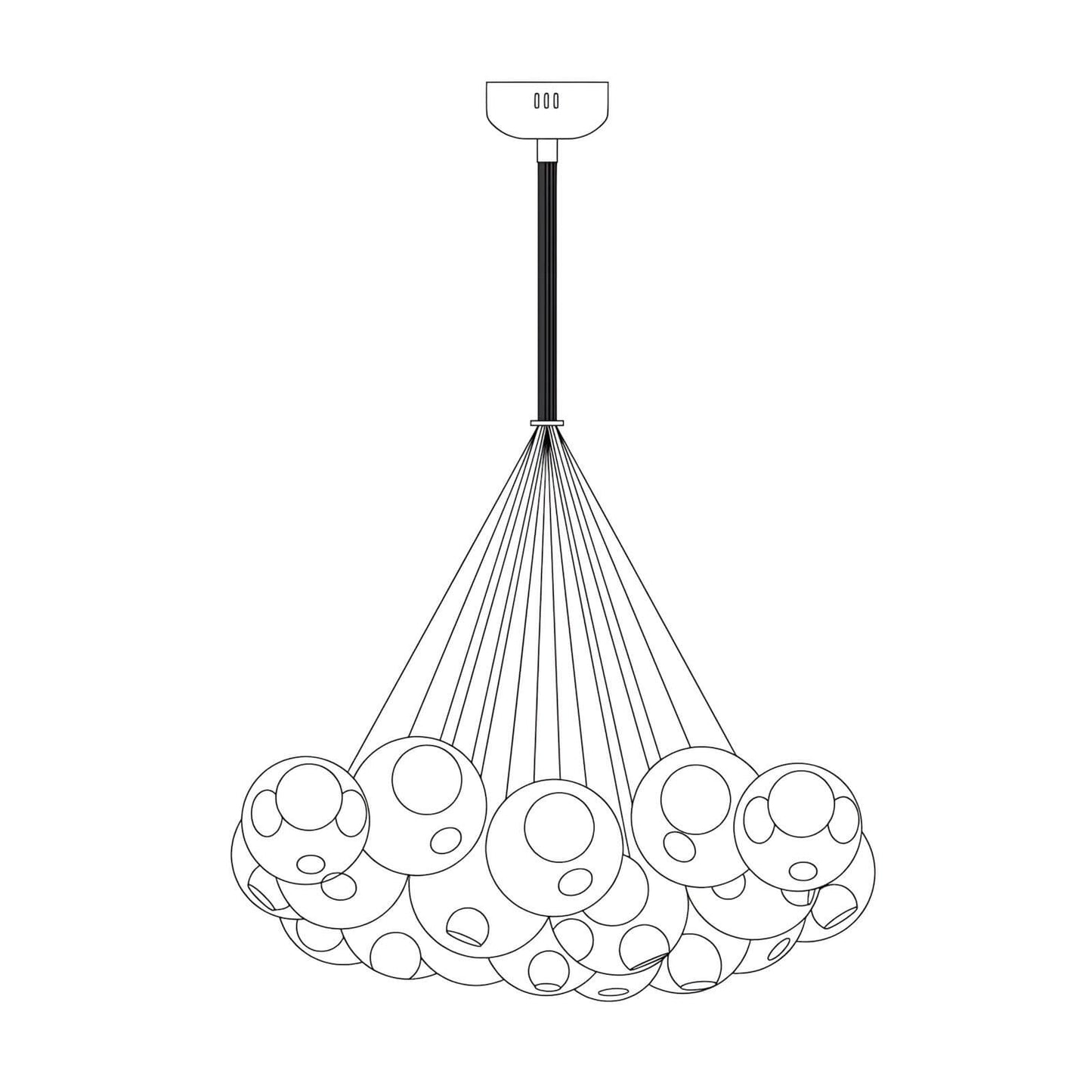 T28 Cluster Chandelier