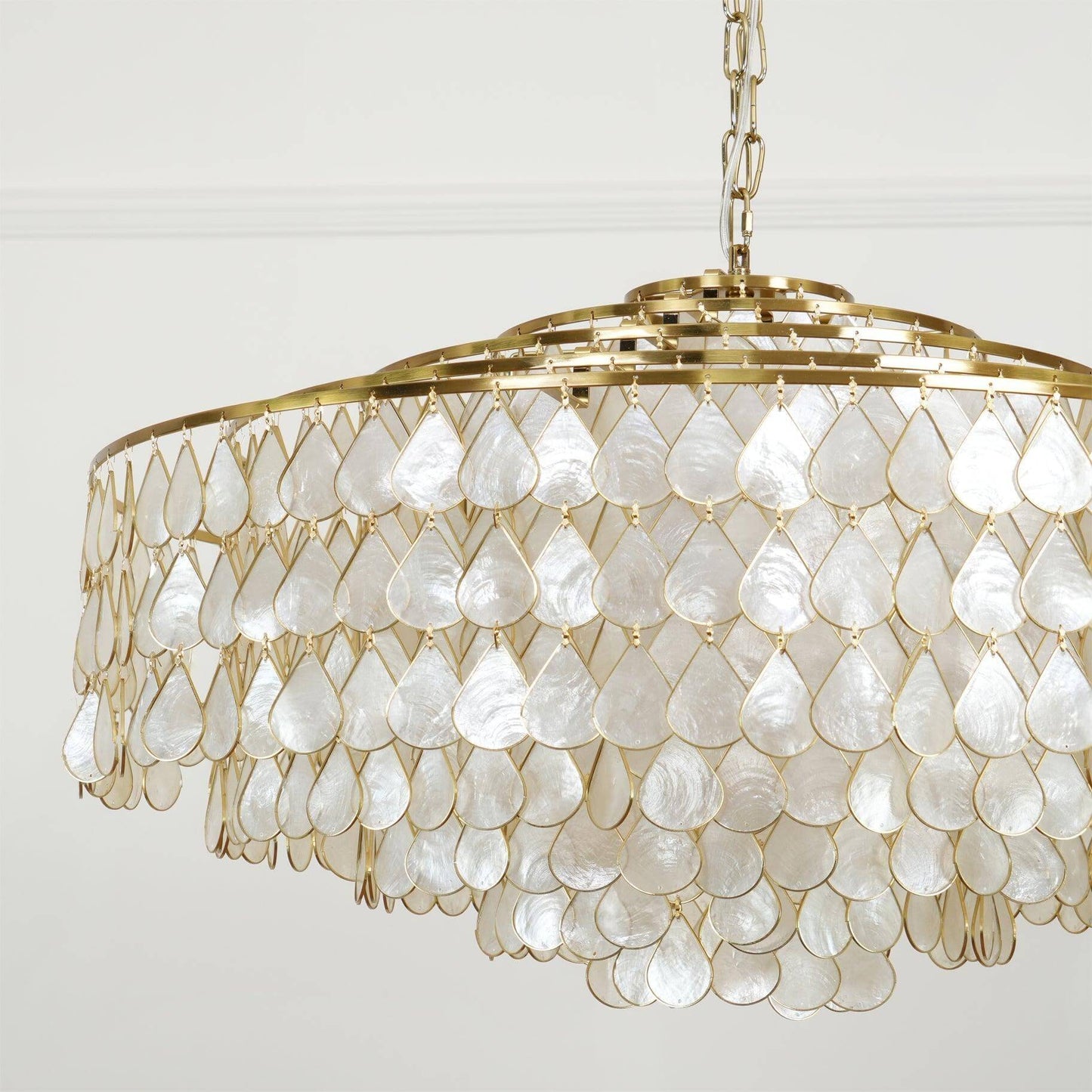 Teardrops Shell Chandelier
