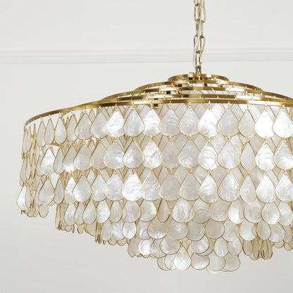 Teardrops Shell Chandelier