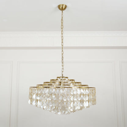 Teardrops Shell Chandelier