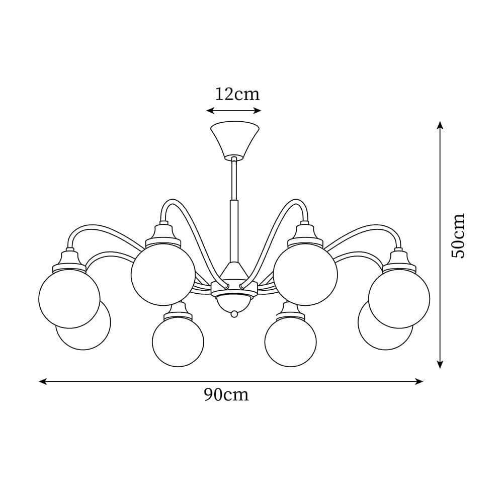 Tillary Retro Chandelier
