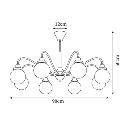 Tillary Retro Chandelier