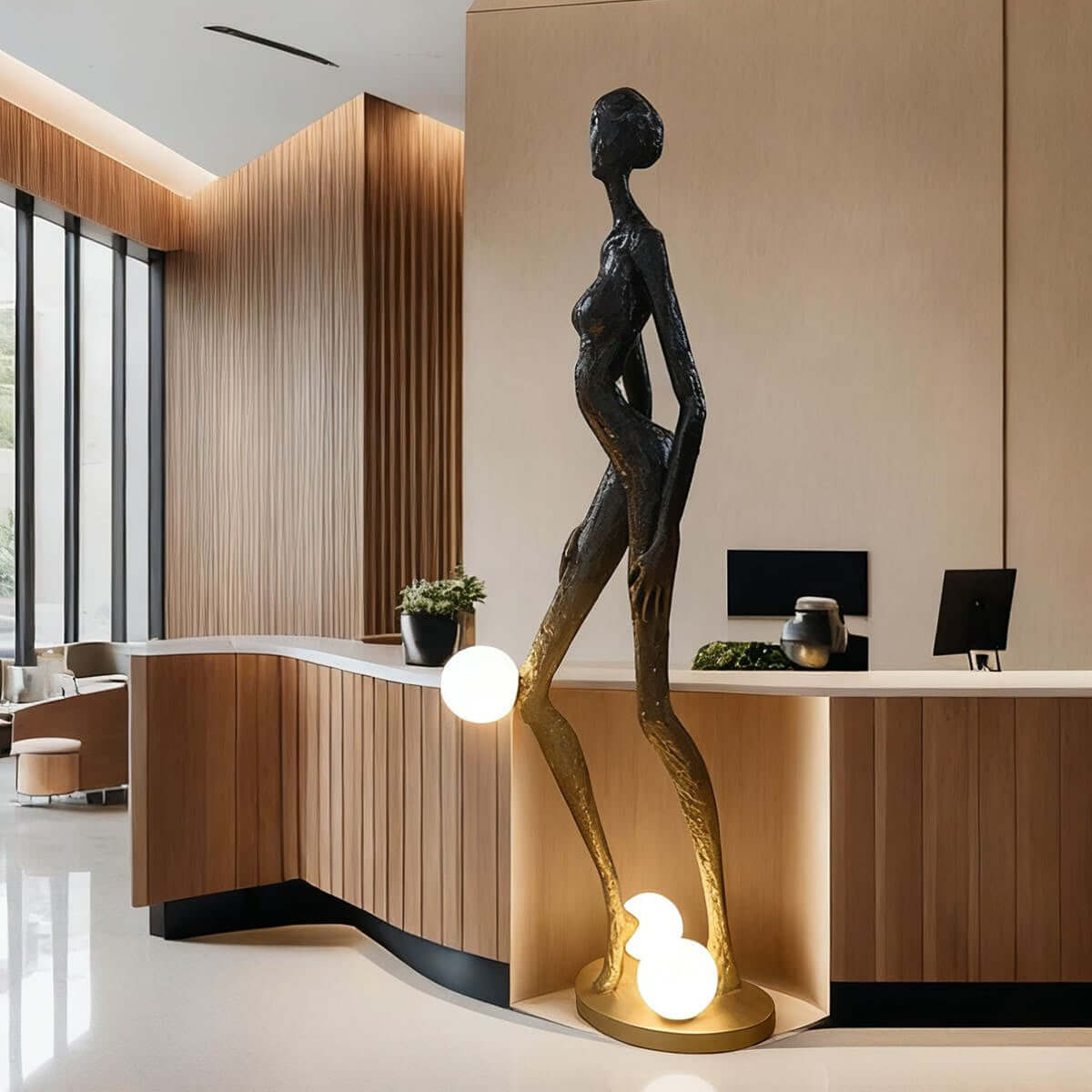 Tylrox Sculptural Floor Lamp