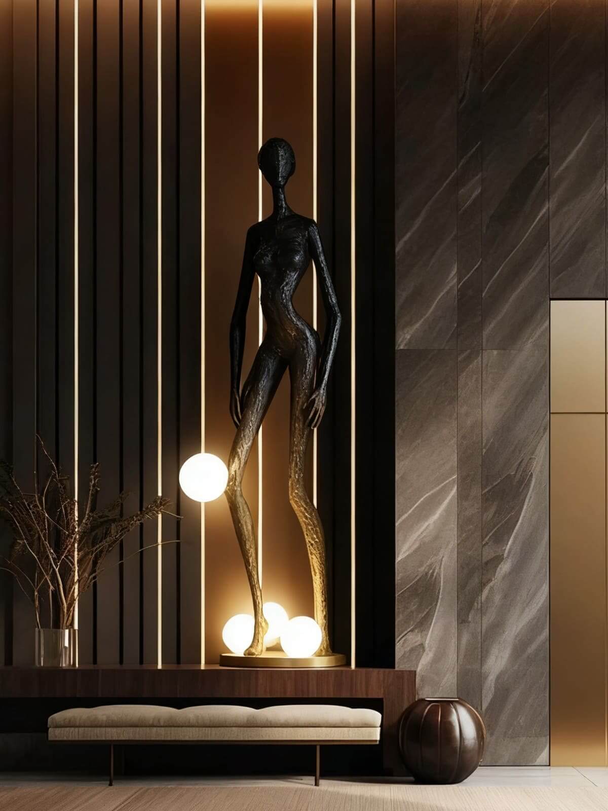 Tylrox Sculptural Floor Lamp