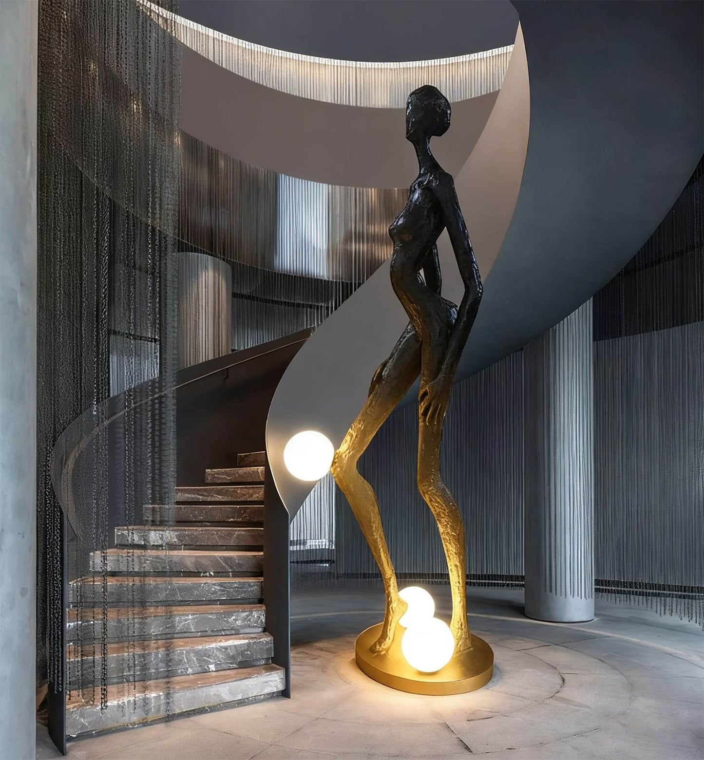 Tylrox Sculptural Floor Lamp