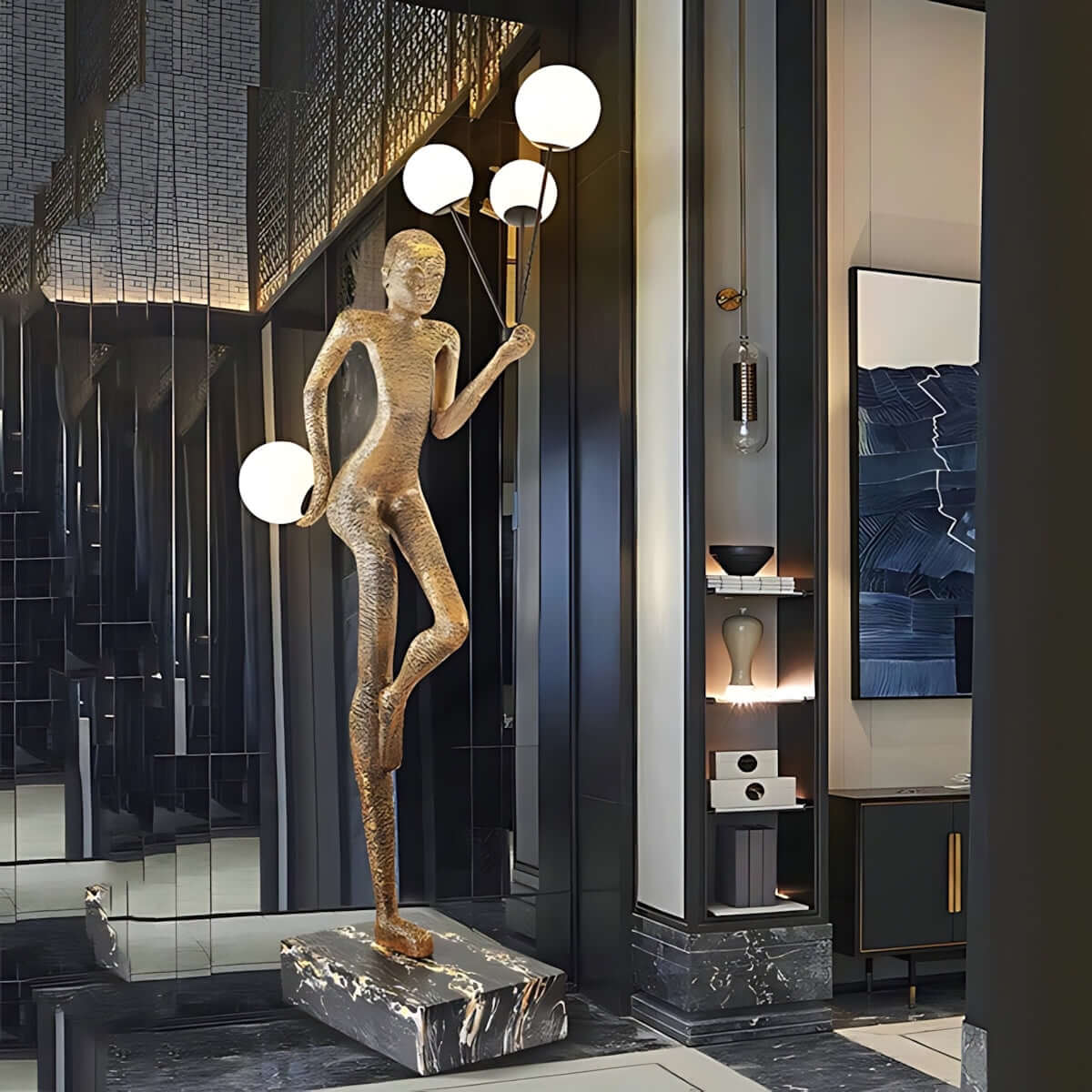 Varnilo Sculptural Floor Lamp