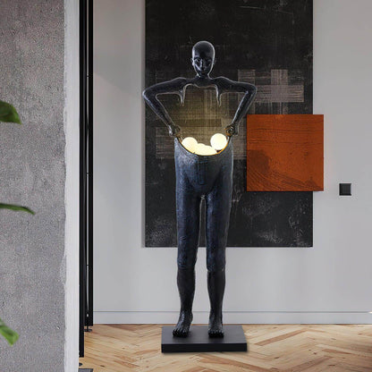 Velari Resin Floor Lamp