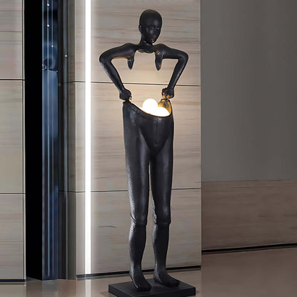 Velari Resin Floor Lamp