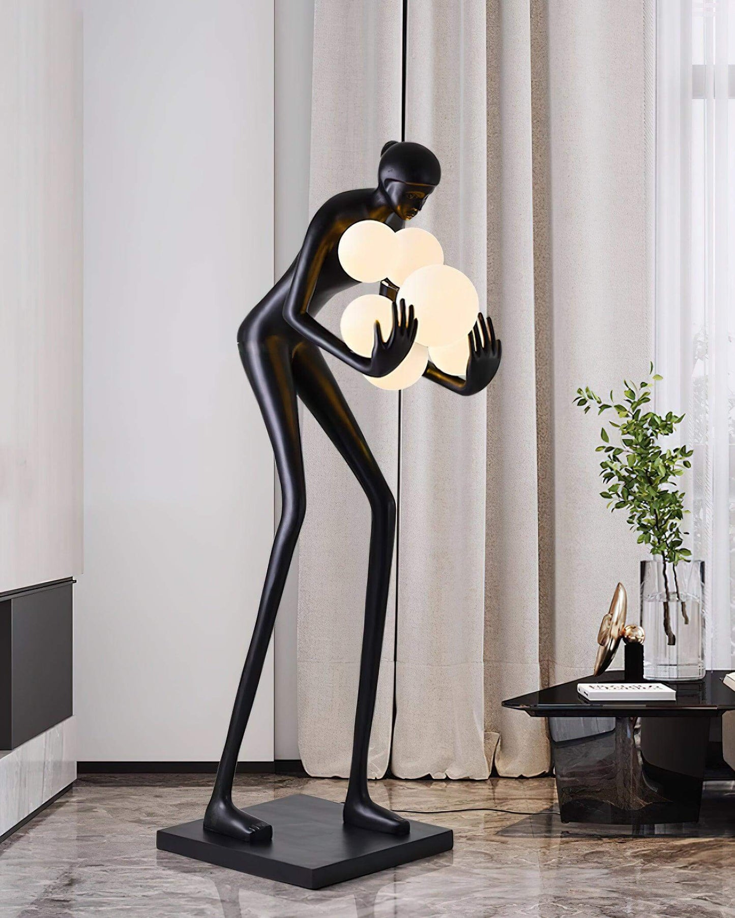 Velmora Sculptural Floor Lamp