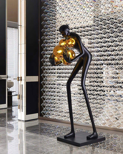 Velmora Sculptural Floor Lamp