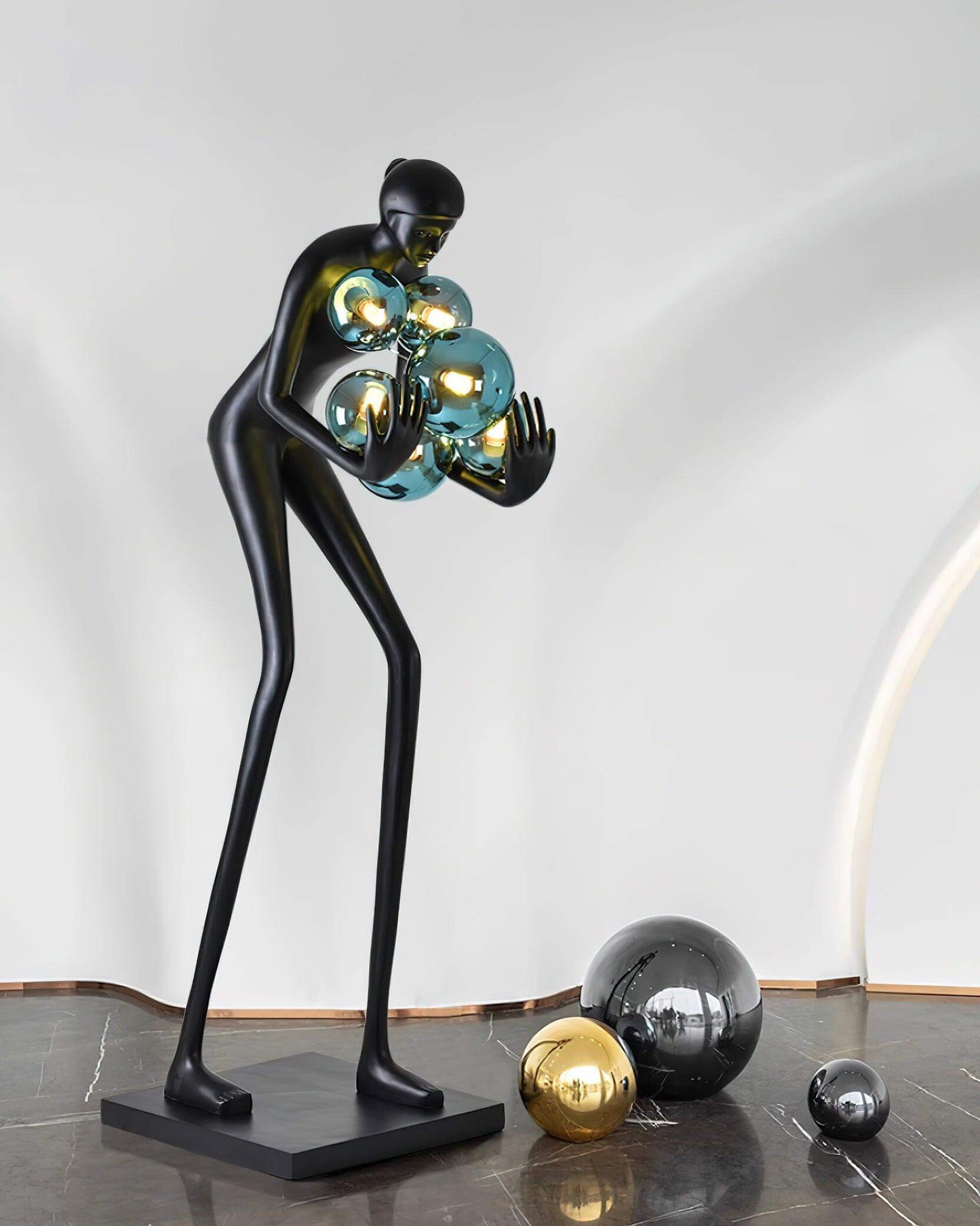 Velmora Sculptural Floor Lamp