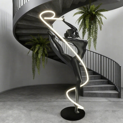 Veloma Sculpture Floor Lamp
