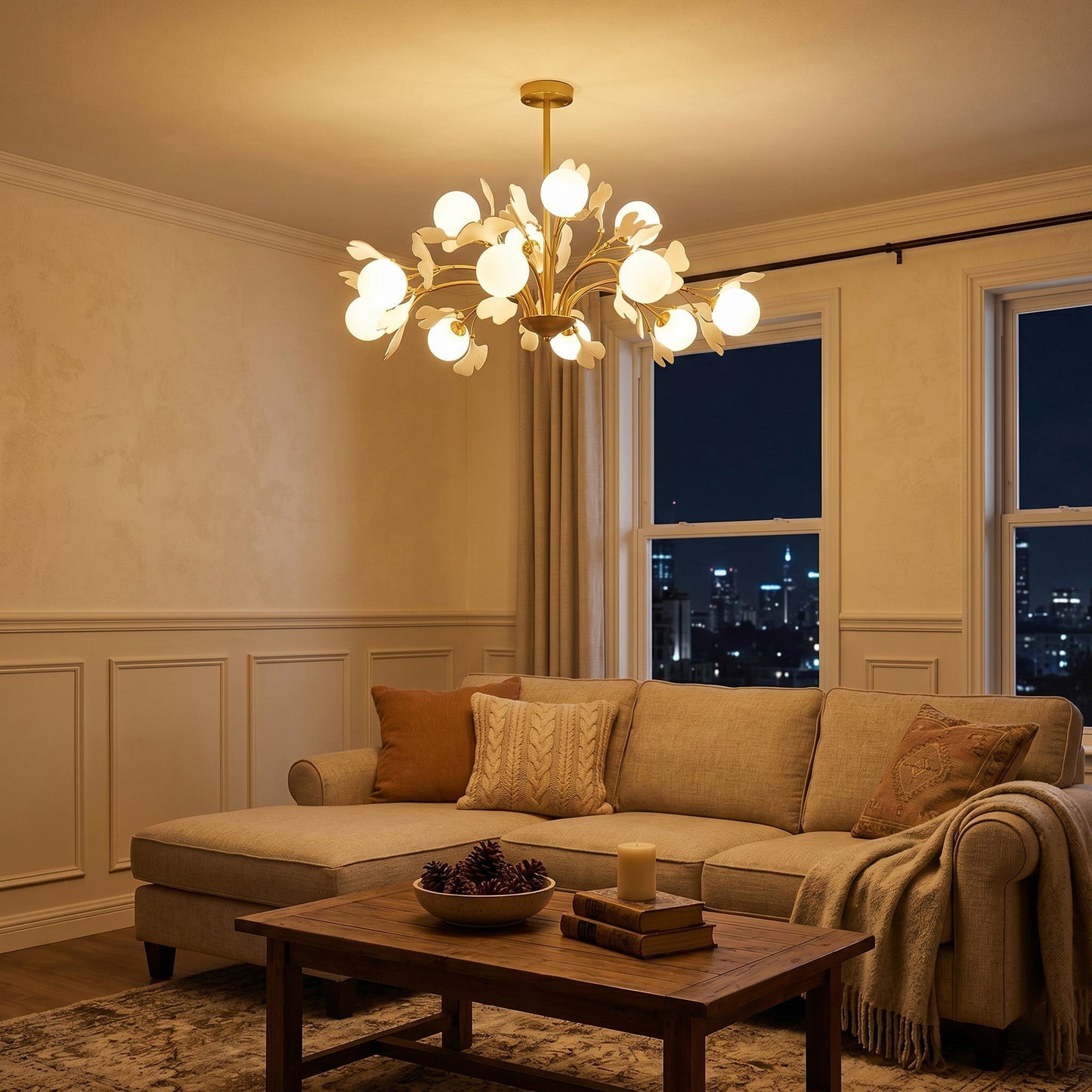 Vico Gingko Chandelier