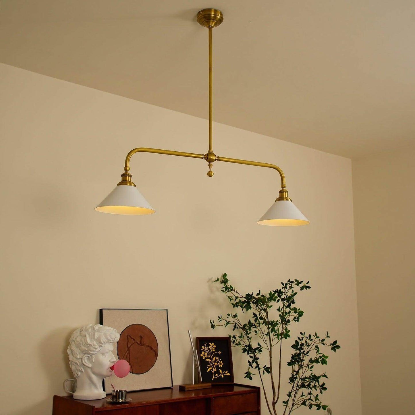 Vintage Double Chandelier