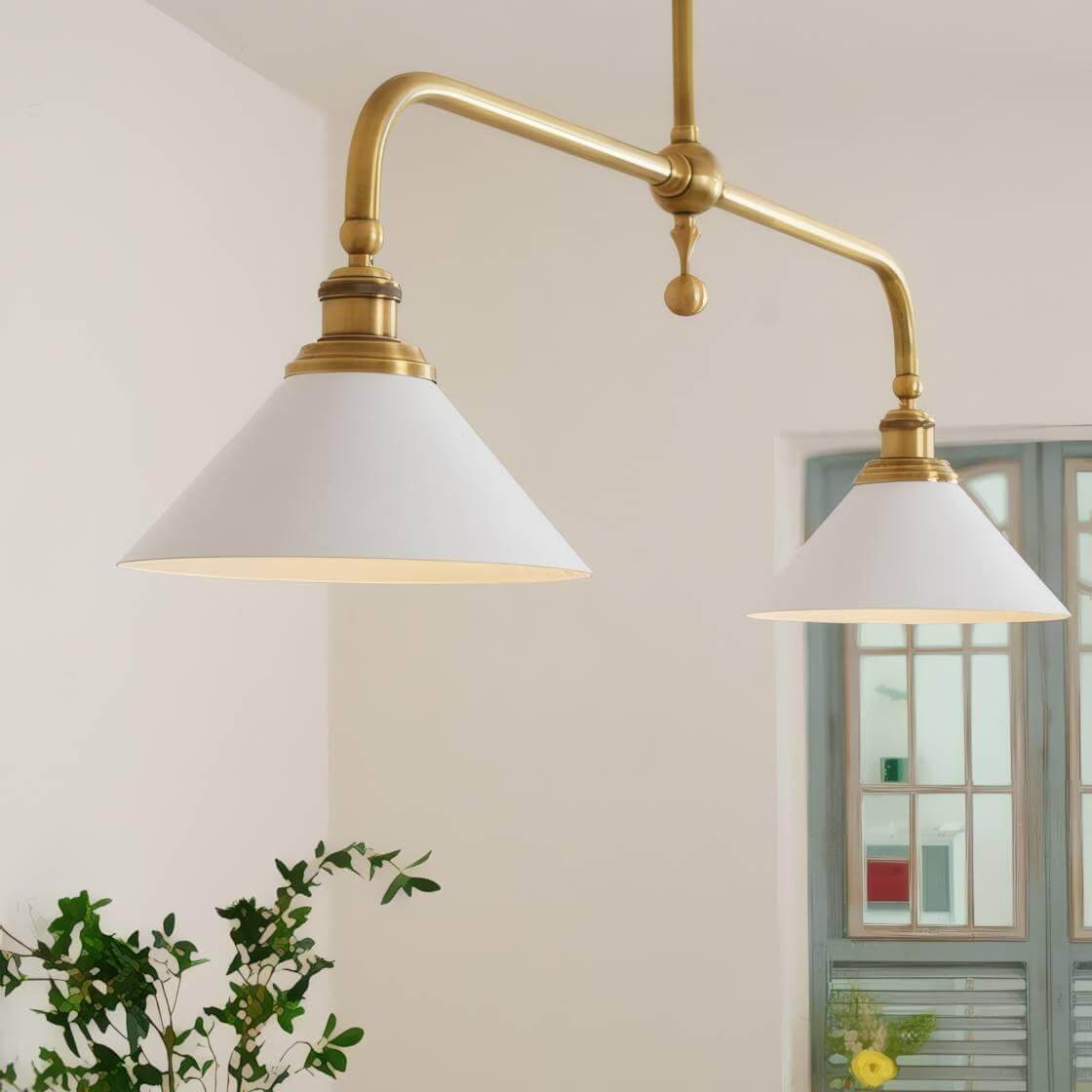Vintage Double Chandelier