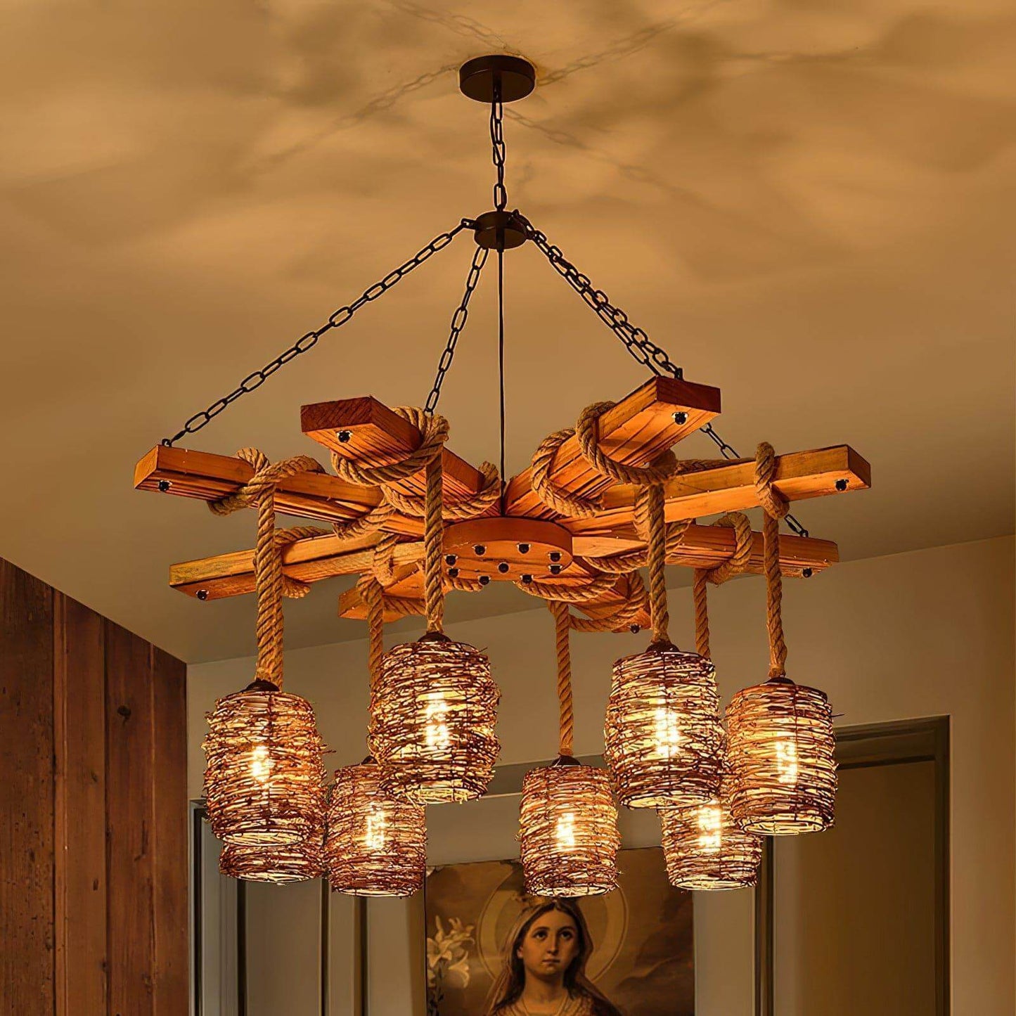 Vintage Farmhouse Chandelier