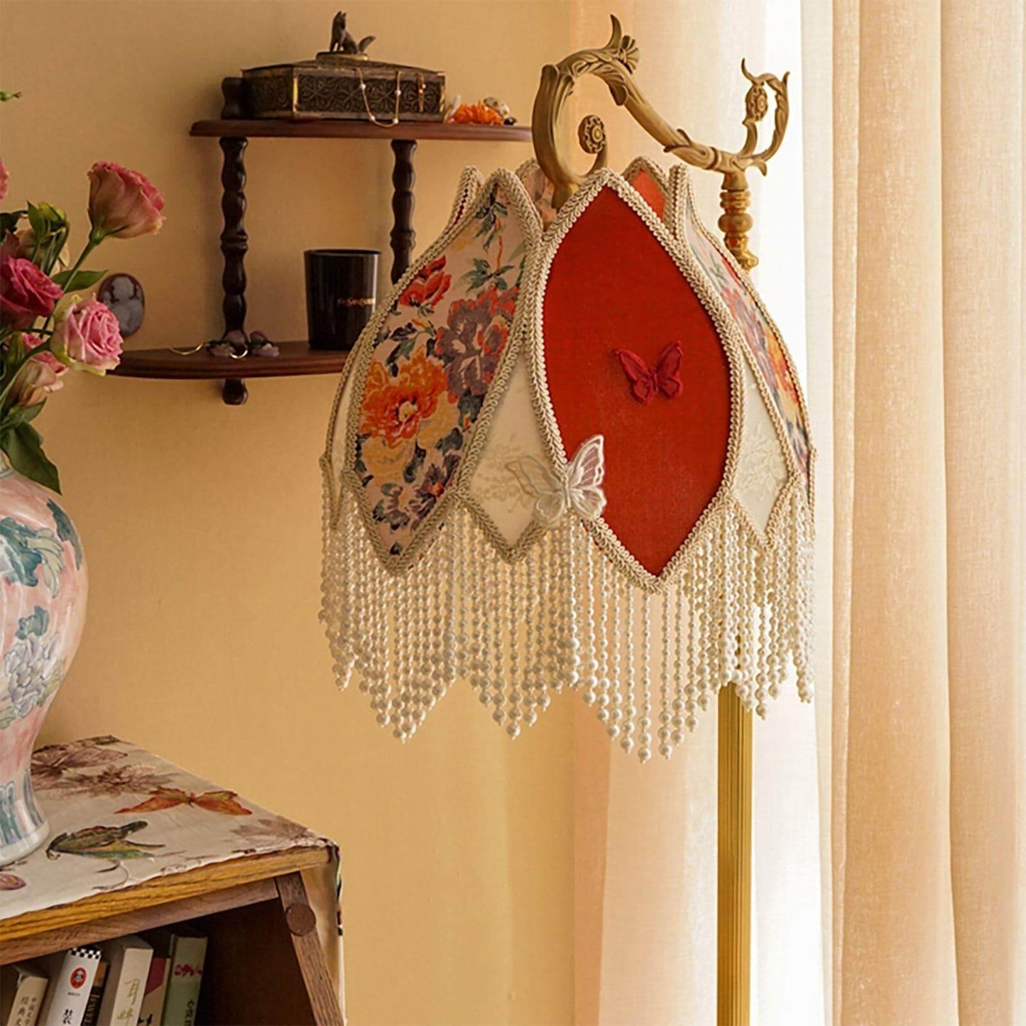 Vintage Tassel Floor Lamp