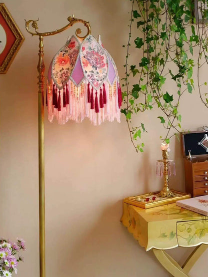 Vintage Tassel Floor Lamp