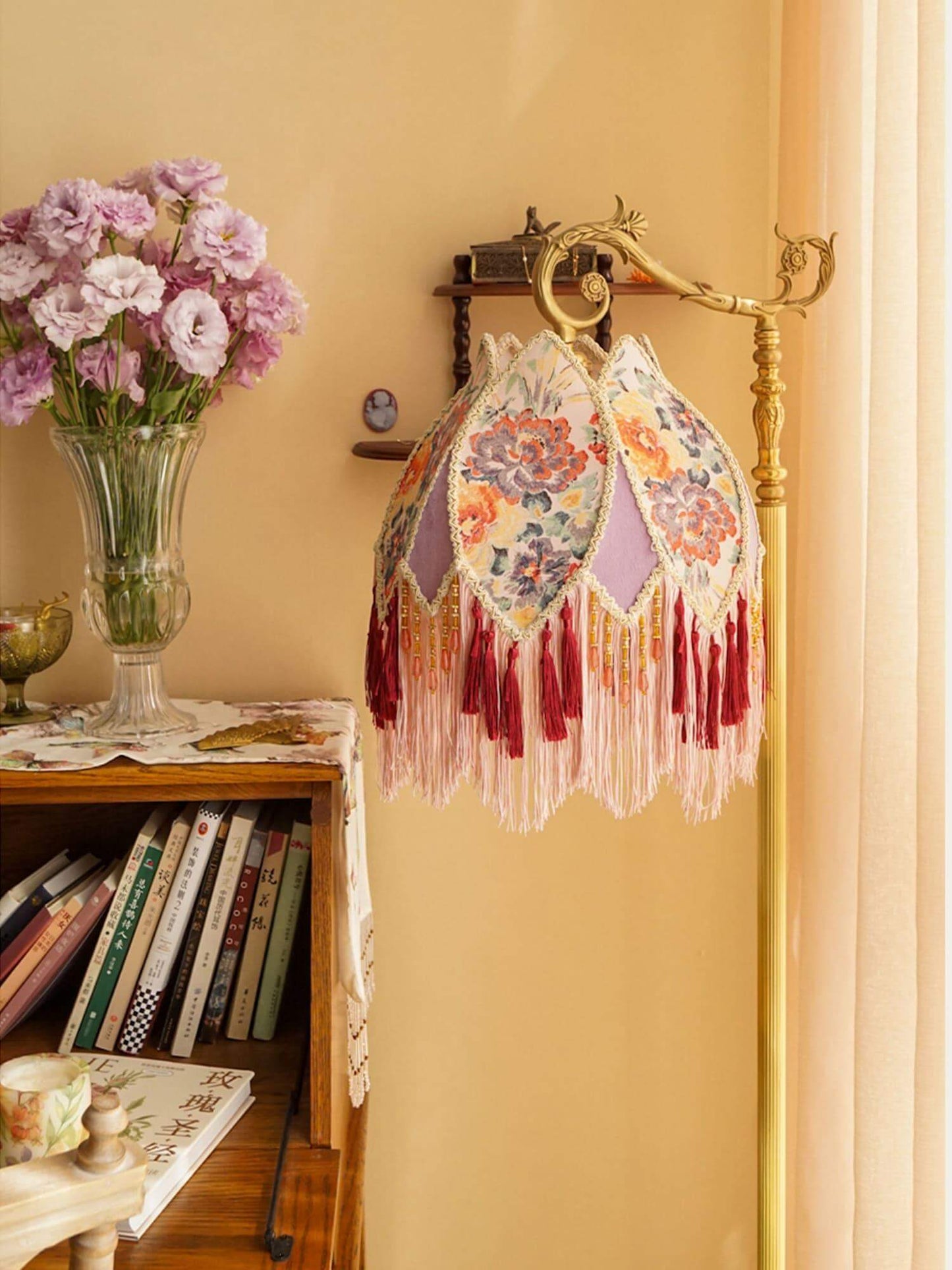 Vintage Tassel Floor Lamp