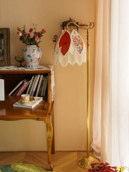 Vintage Tassel Floor Lamp