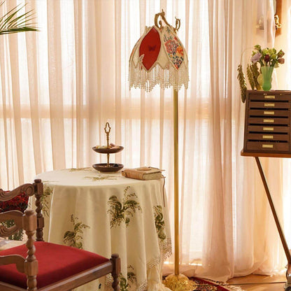 Vintage Tassel Floor Lamp
