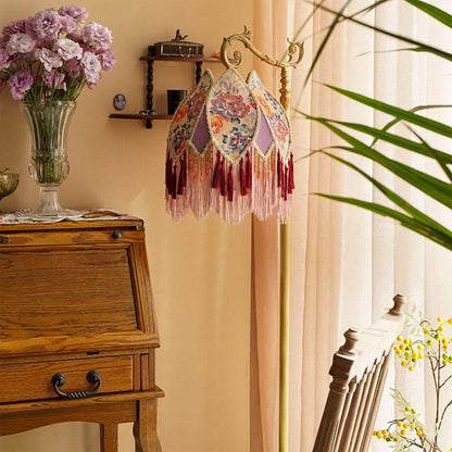 Vintage Tassel Floor Lamp