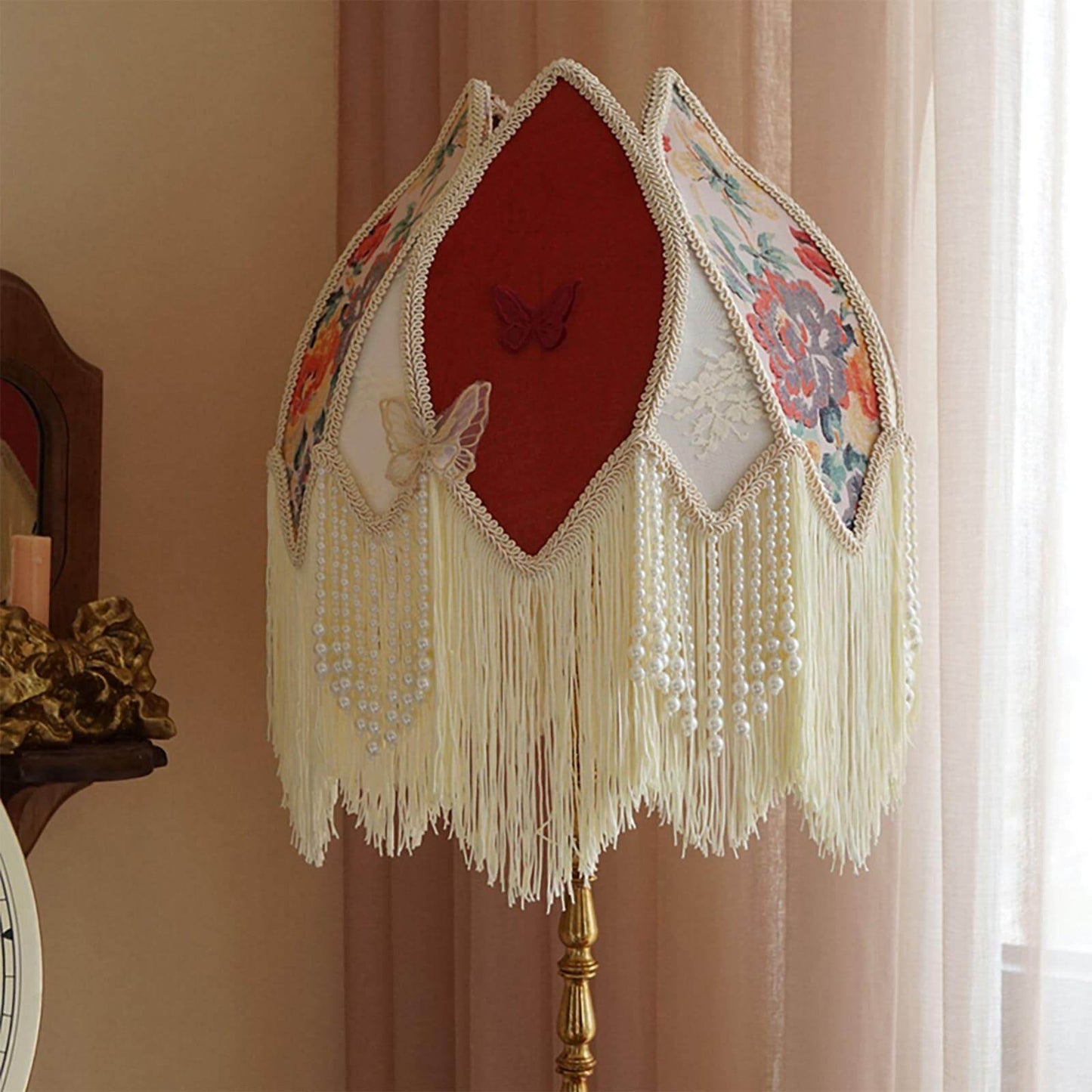 Vintage Tassel Floor Lamp