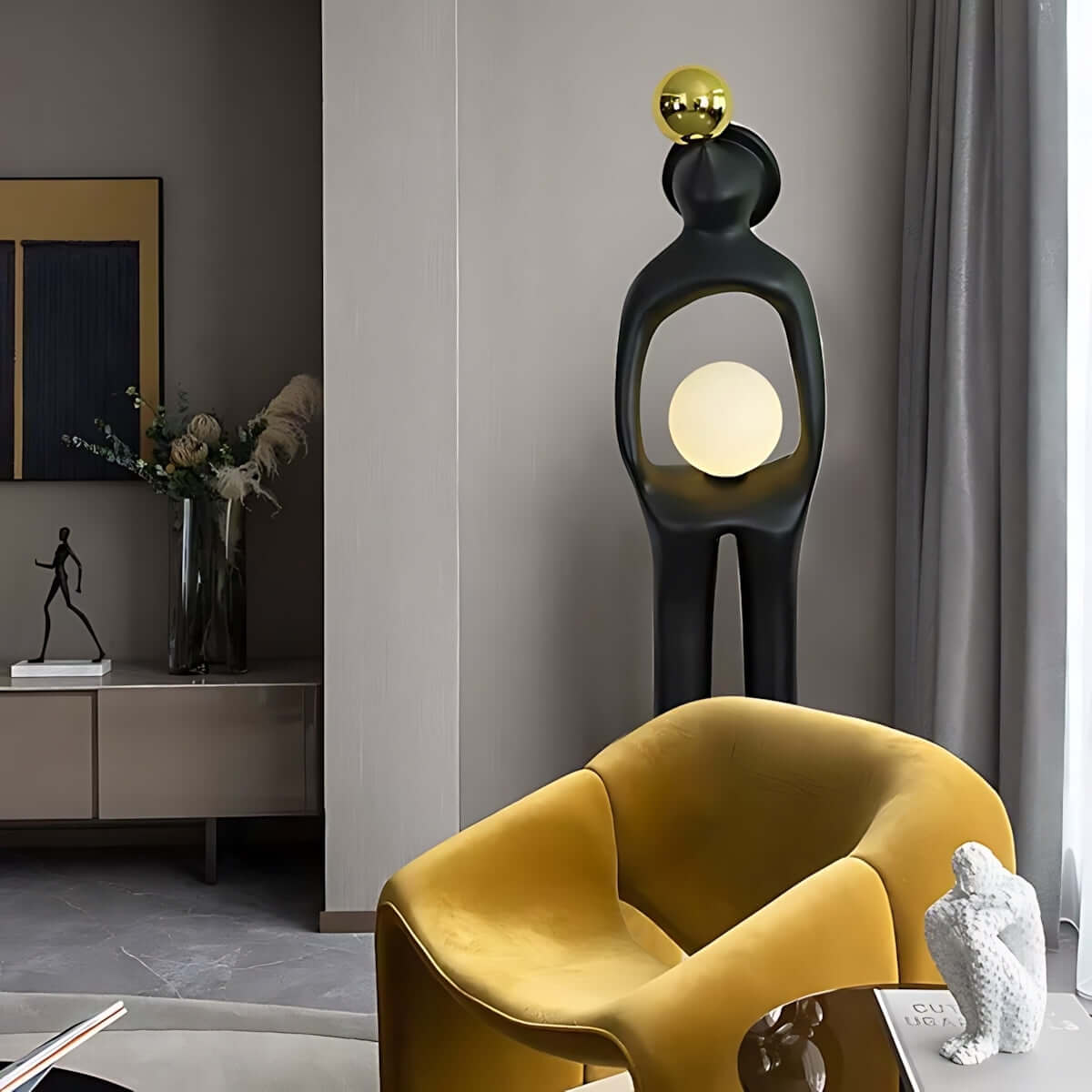 Voreli Resin Floor Lamp