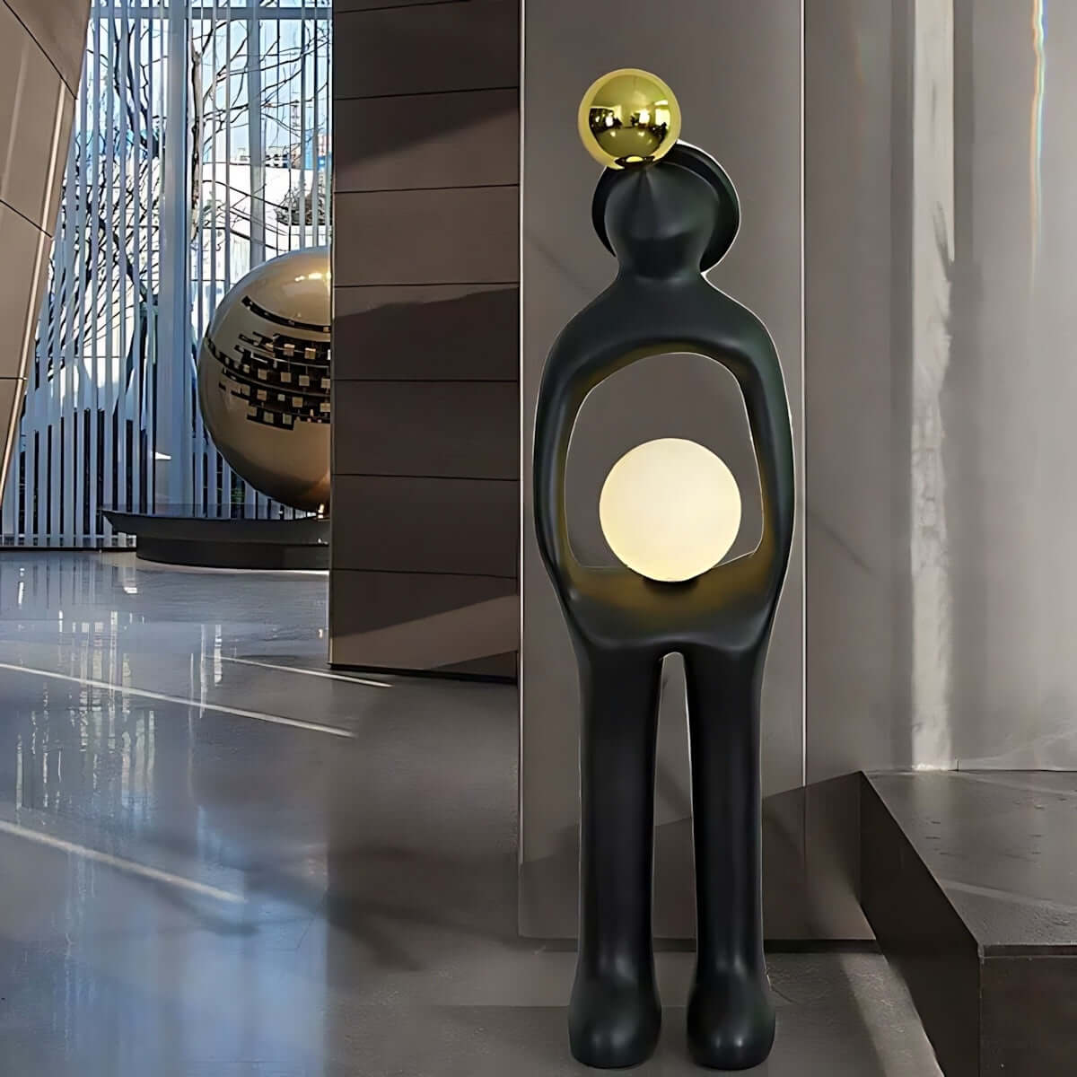 Voreli Resin Floor Lamp