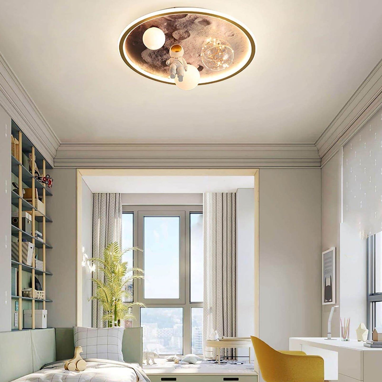 Walking Moon Ceiling Lamp