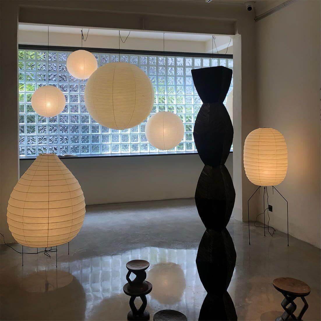 Washi Paper UF3-DL Floor Lamp