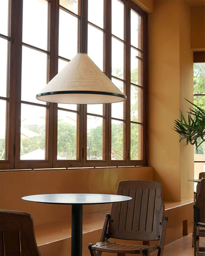 Washi Paper Hat Pendant Lamp