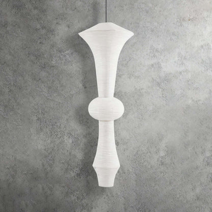 Washi Paper Corner Pendant Light