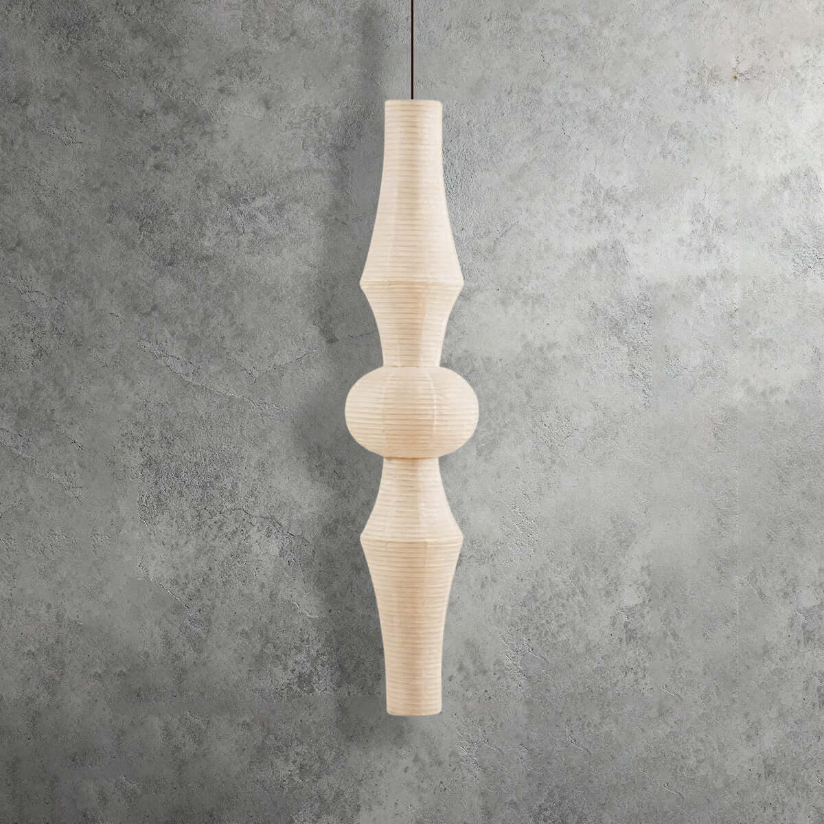 Washi Paper Corner Pendant Light