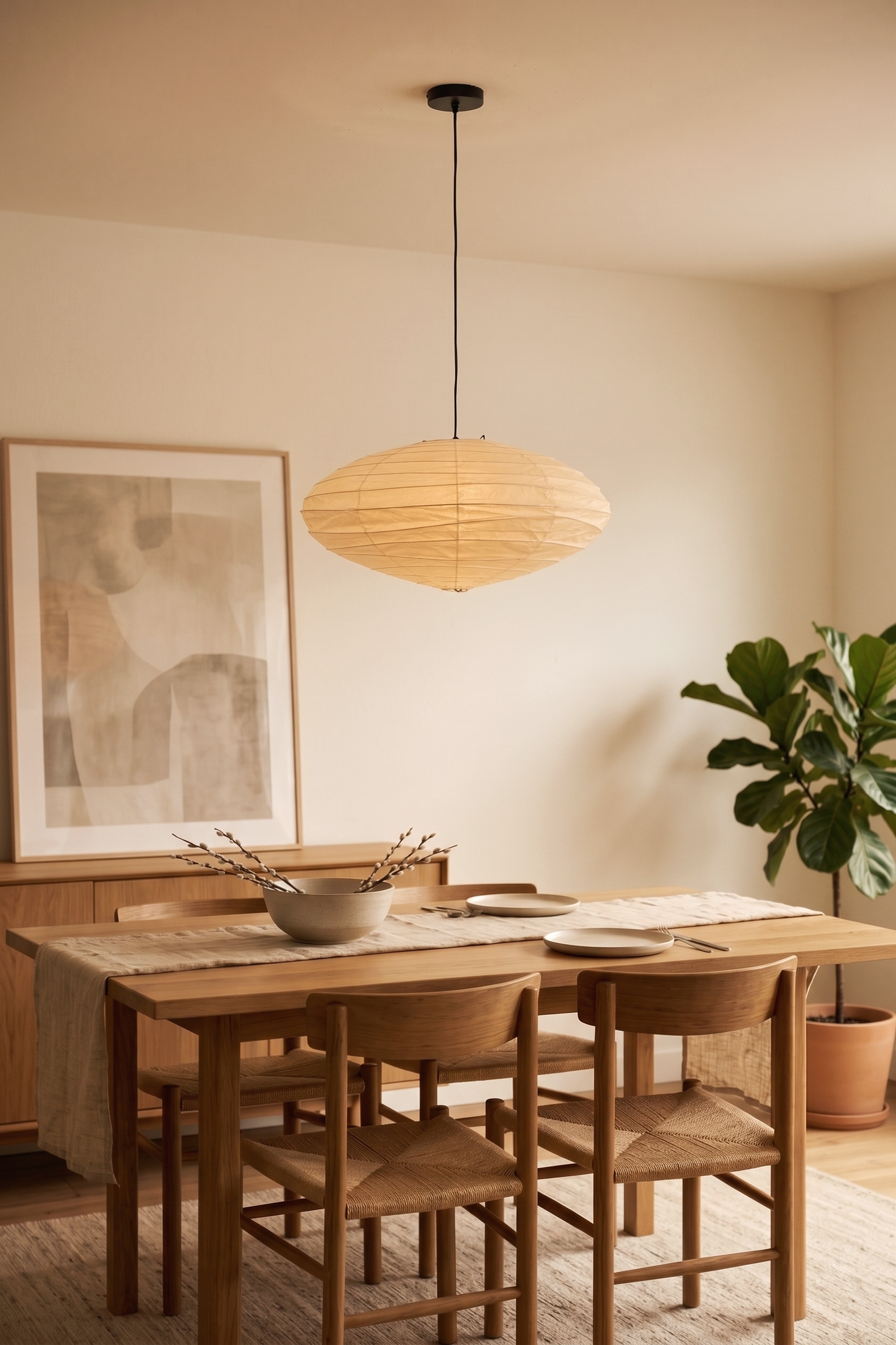 Washi Paper EN Series Pendant Light