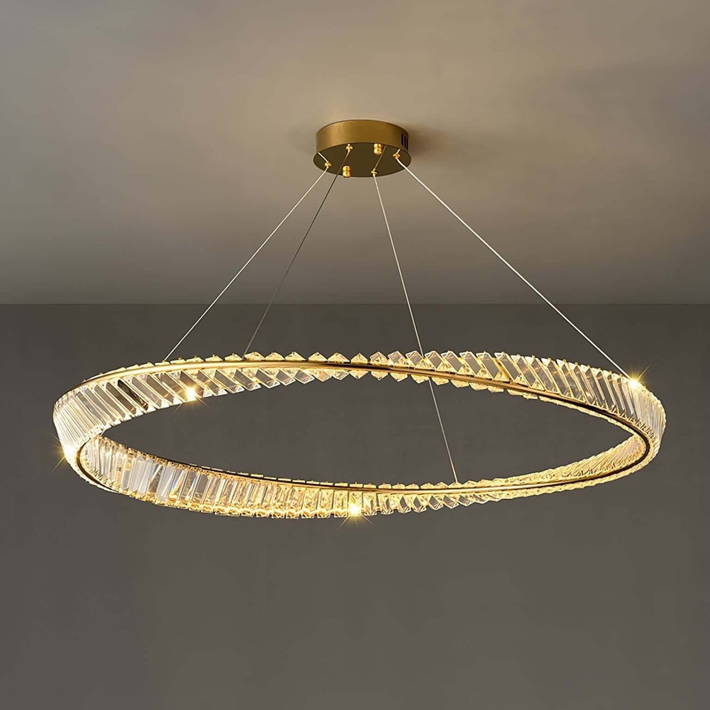 Wave Crystal Chandelier