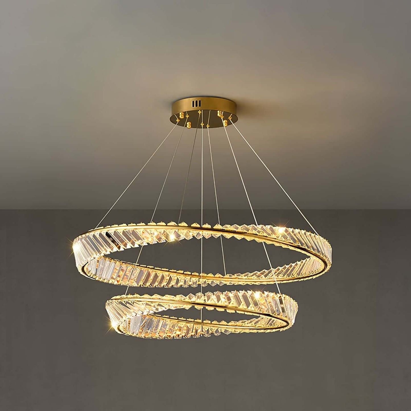 Wave Crystal Chandelier
