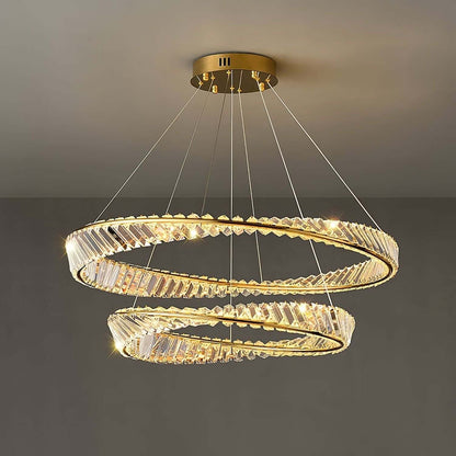 Wave Crystal Chandelier