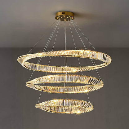Wave Crystal Chandelier