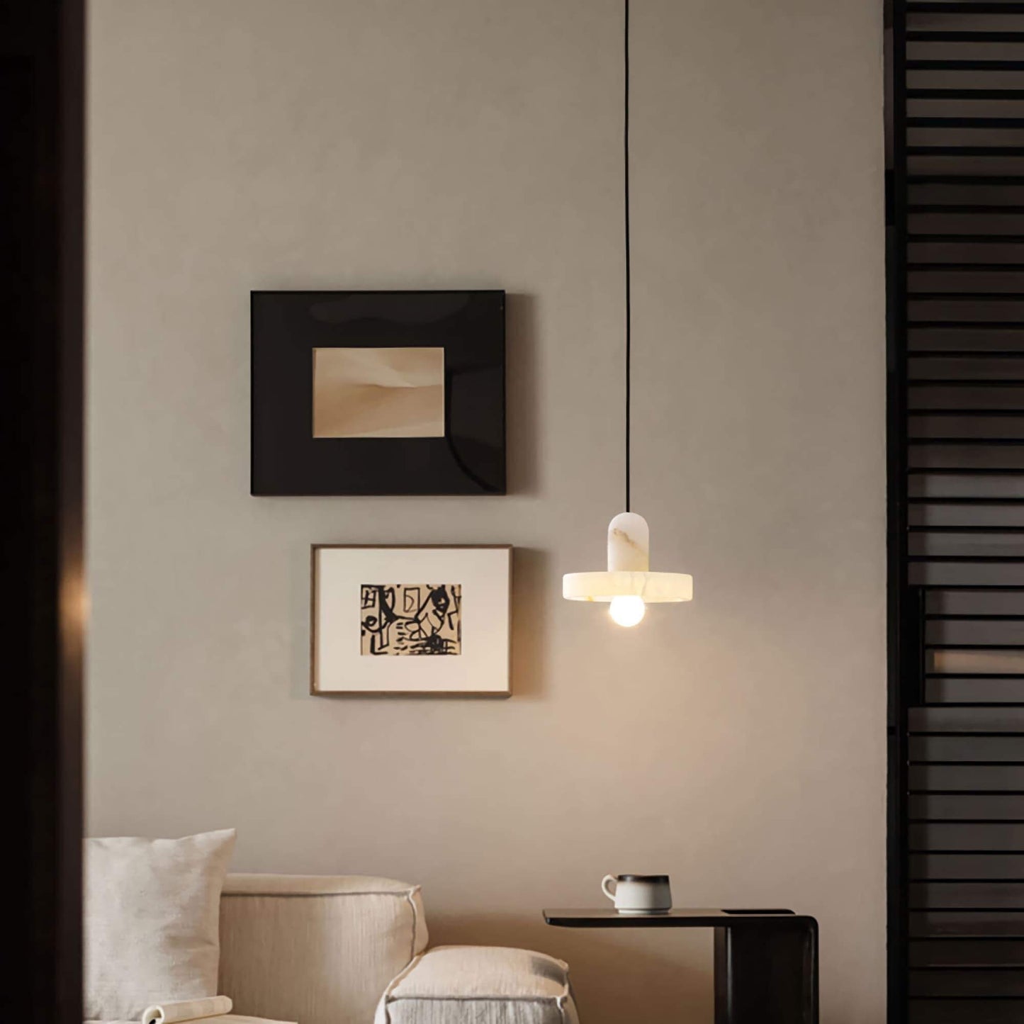 Carrara Alabaster Pendant Lamp