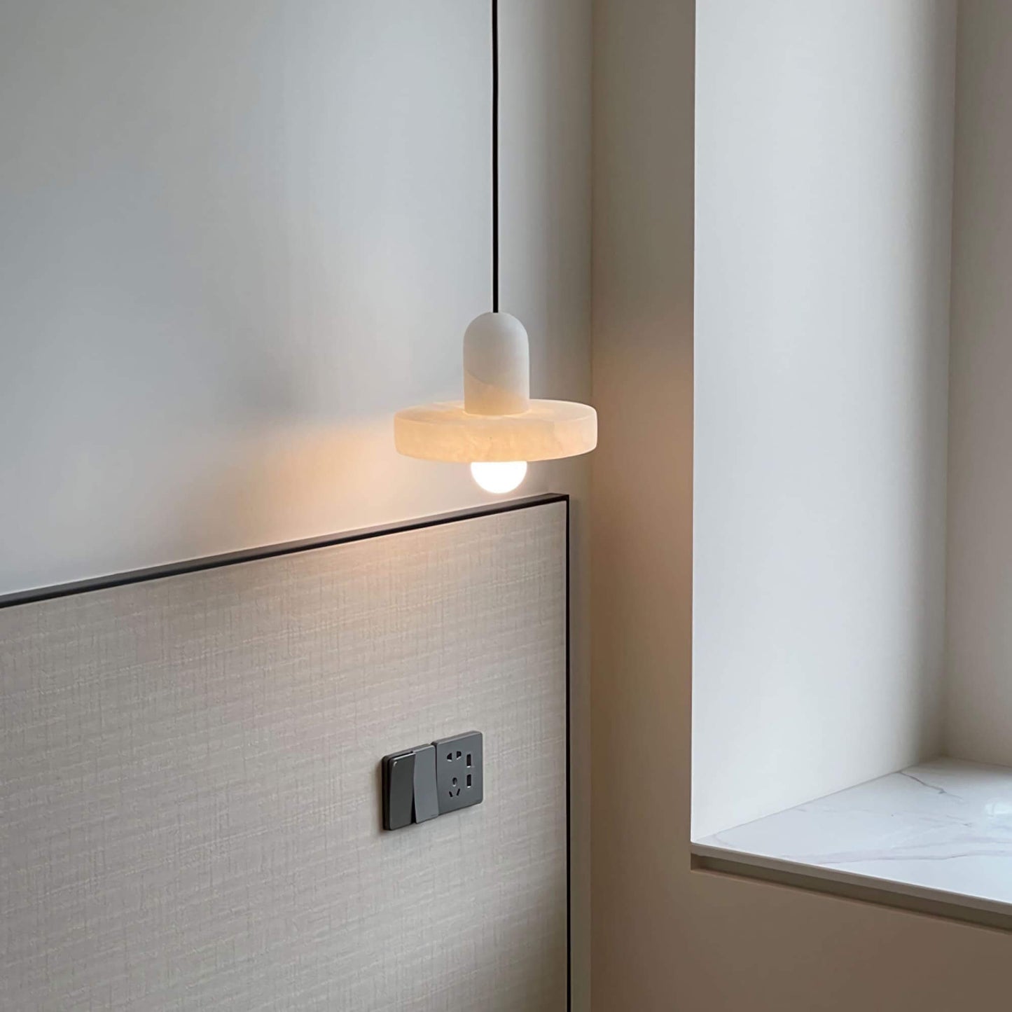 Carrara Alabaster Pendant Lamp