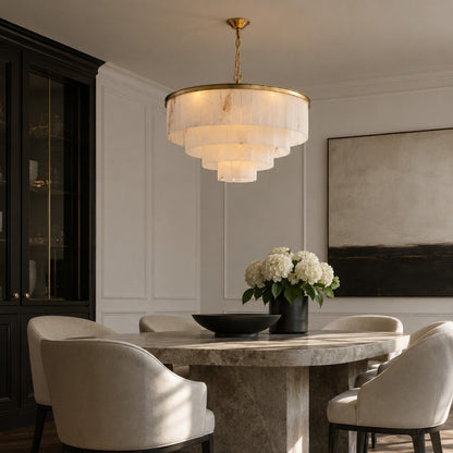 Windham Alabaster Chandelier