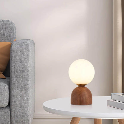 Wood Knuckle Table Lamp