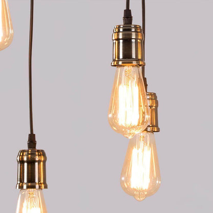 Wood Hanging Multi Chandelier