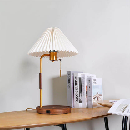 Wooden Retro Table Lamp