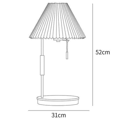 Wooden Retro Table Lamp