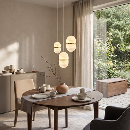 YUM Alabaster Pendant Light